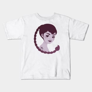 Scorpio Zodiac Sign Kids T-Shirt